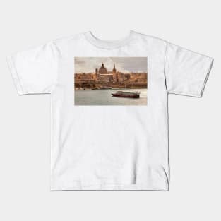 The beautiful city of Valletta, Malta Kids T-Shirt